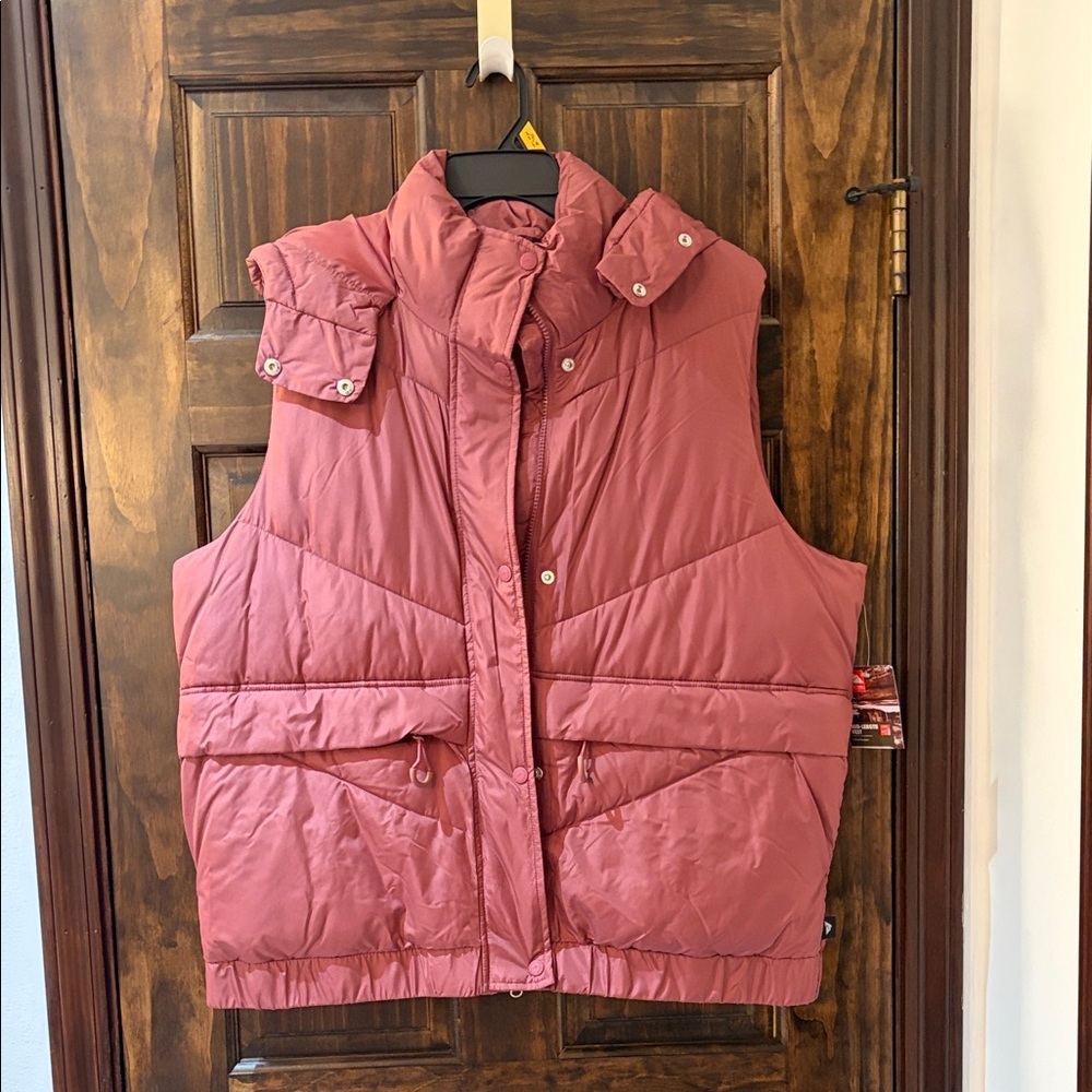 Ozark Trail Rose Pink Quilted Puffer Vest